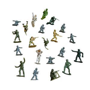 10/$25🦋 Set of 21 Toy Army Men